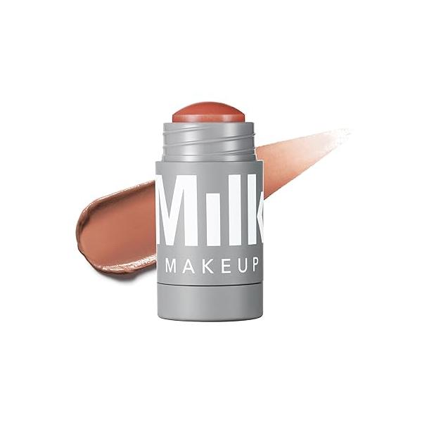 Milk Makeup Lip + Cheek Stick - Multi-Use Cream Blush Color with Mango Butter, Avocado Oil Apricot Hydrating, Buildable, Long-Lasting, Vegan Formula