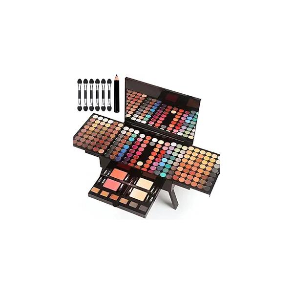 Women Makeup Sets Full Kits - 190 Colors Cosmetic Make Up Gifts Combination with Eyeshadow Facial Blusher Eyebrow Powder Face Concealer Eyeliner Pencil Size Mirror Palette Kit
