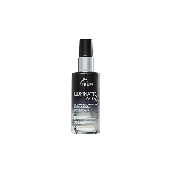 TRUSS Illuminatte Hair Oil - For Damaged, Frizzy or Brittle Nourishing Scented & Heat Protectant Formulated to Soften, Strengthen Repair Add Shine Control (2.02 Fl Oz)