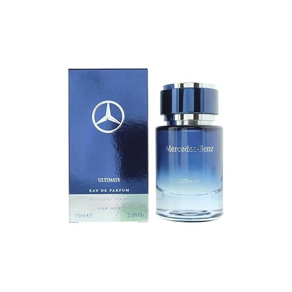 Mercedes Benz Ultimate - Eau de Parfum for Men Long Lasting Mens Cologne Amber, Patchouli 2.5 oz