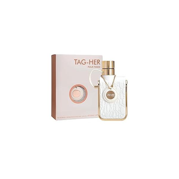 Armaf Tag Her for Women Eau de Parfum Spray, 3.4 Ounce
