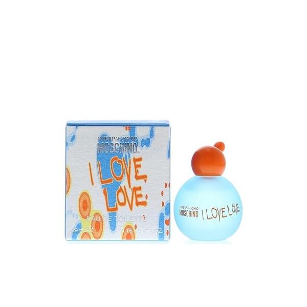 MOSCHINO I Love By Moschino For Women. Miniature Eau De Toilette, blue, 5 Ml.
