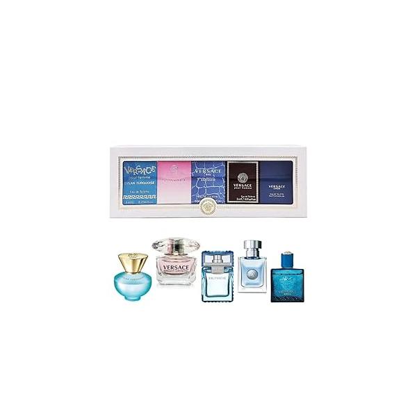 Versace Perfume Collection - Eros, Bright Crystal, Dylan Blue & More 5 Piece Set