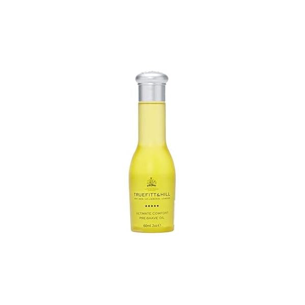 Truefitt & Hill Pre-shave Oil - Ultimate Comfort Essential-Oil Based Ingredients that Moisturize, Heal, and Conditions Skin, Softens Hair Before Shave 2 oz.