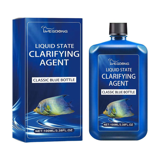 1 Pcs Aquarium Water Purifier 100ml - Clear Fish Tank Water, Removes Pollutants & Algae, Balances pH, Safe for Fish & Plants, Easy to Use Water Treatment Solution