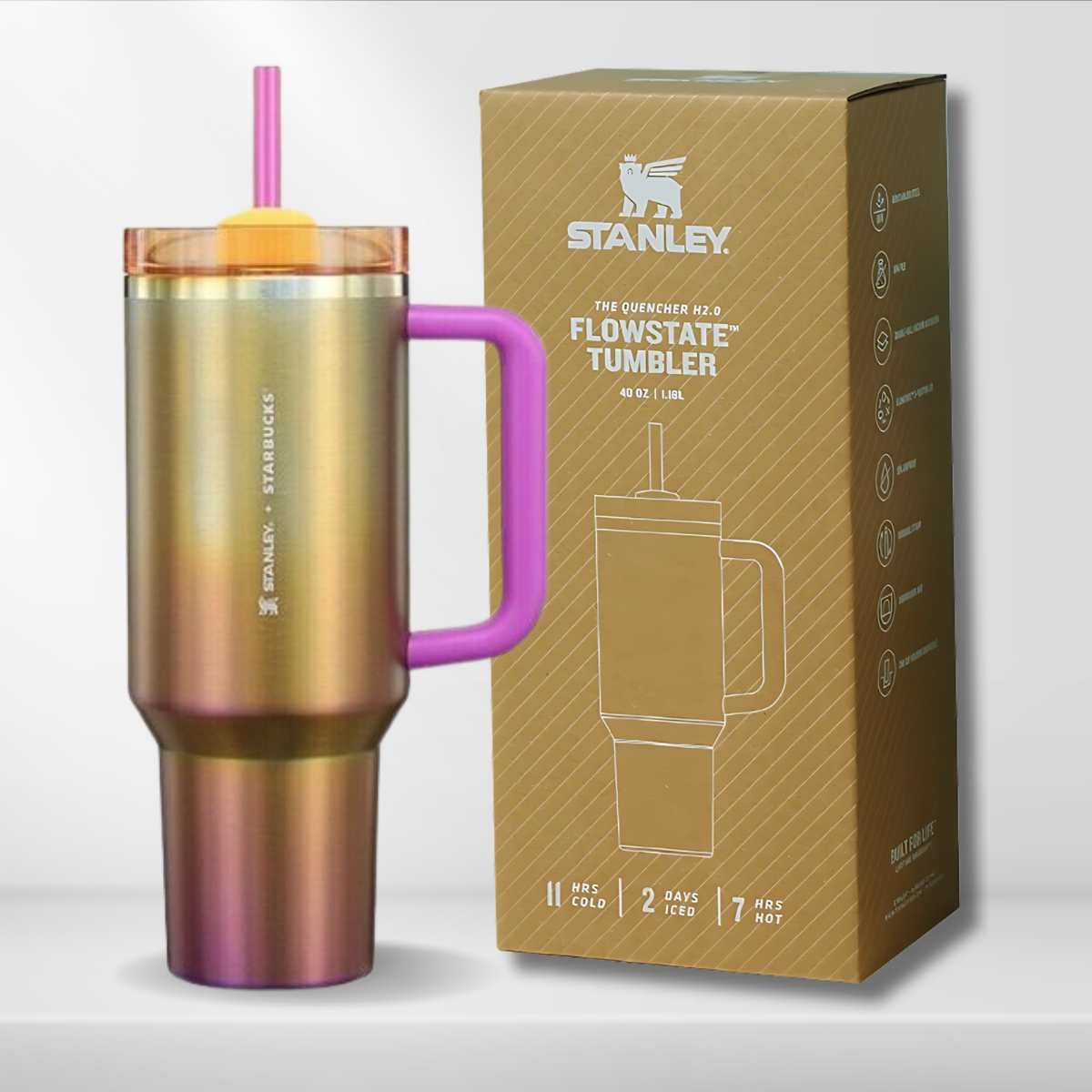Stanley 40 OZ Tumbler - X Starbucks Yellow Tumbler