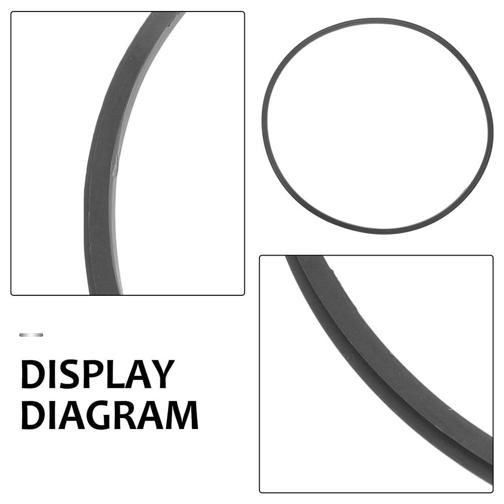 SASABAXI 3Pcs Rubber Barstool Base Ring Pads Shockproof Round Floor Protectors for Dining Areas
