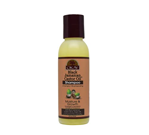 Okay Black Jamaican Castor Oil Moisture Growth Shampoo 2Oz/59Ml