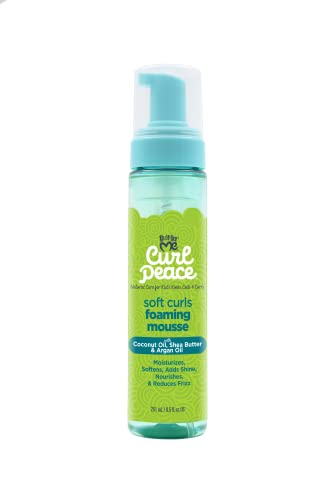 Just For Me Curl Peace Soft Curls Foaming Mousse, 8.5 Oz (1 Pack)