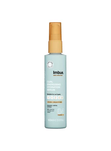 Imbue Curl Energising Hydration Serum For Curly Hair - Curl Styling | Curly Girl Compliant + Vegan, Curly Girl Complaint, Enhanc