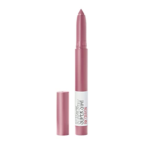 Maybelline Super Stay Ink Crayon Lipstick Makeup, Precision Tip Matte Lip Crayon With Built-In Sharpener, Longwear Up To 8Hrs, S