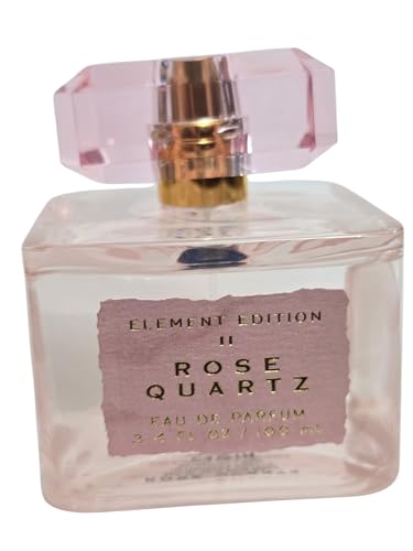 Element Edition Women's Perfume Spray - Rose Quartz, 3.4 oz 100 ml -Pear, Pink Freesia, and White Woods - Unboxed