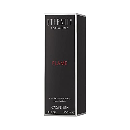 Calvin Klein Eternity Flame Eau De Parfum- Women's Floral Perfume – With Notes of Mandarin & Sweet Pea – Long Lasting Fragrance