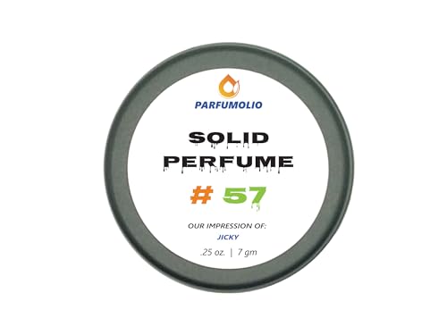 Solid Perfume #57 Inspired by Jicky Women's Portable Non-Spill Fragrance Concentrated Long Lasting 7gm / 0.25 oz