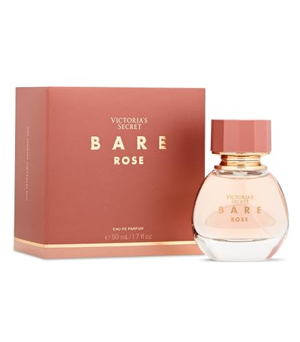 Victoria's Secret Bare Rose Eau de Parfum, Notes of Pear Skin, Rosa Centifolia & Sheer Woods, Perfumes for Women (1.7 oz)