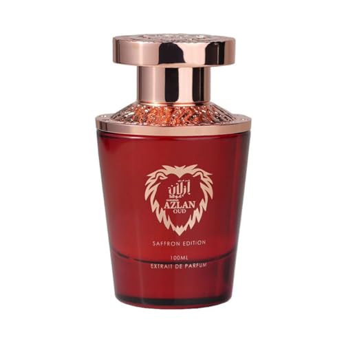 Al Haramain Azlan Oud Saffron Edition Extrait De Parfum Spray for Unisex, 3.33 Ounce