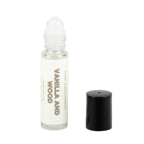 Vanilla And Wood Roll On Perfume Oil - .3 ounces Roll On Bottle | Phthalate Free Fragrance | Perfume For Women | Vegan Perfume