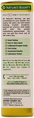 Nature's Bounty B-12 5000 mcg Sublingual Liquid Energy Health 2 oz ( Pack of 4)