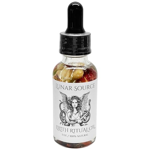 Lilith Ritual Oil | Body Perfume Anointing Witchcraft Wiccan Pagan Witch Herbal Intention Dark Moon Goddess Temptress Spell Altar Devotee Invocation Offerings
