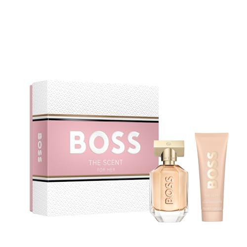 Hugo Boss The Scent Eau de Parfum – Ambery Women's Perfume – With Notes of Honeyed Peach, Freesia Bloom, Osmanthus Flower & Roasted Cocoa – Long Lasting Fragrance