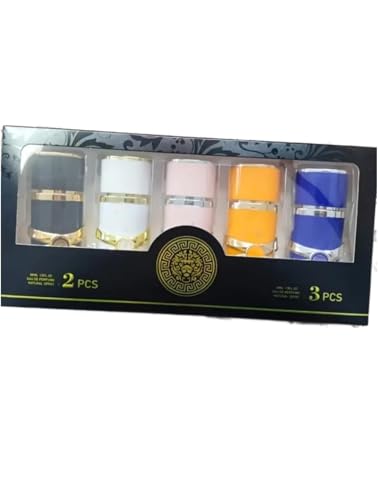 Mystical Perfume Collection Gift Set, 4 Fragrances, earthy floral scents(Yara 5pc)