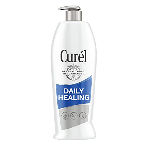 Curel Daily Healing Body Lotion For Dry Skin, Hand And Moisturizer Repairs Skin Retains Moisture, With Advanced Ceramides Comple