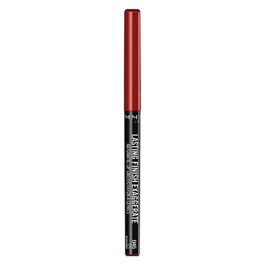 Rimmel Lasting Finish Exaggerate Automatic Lip Liner - Rich, Smooth Formula For Long Lasting Lip Looks - 45 Epic Burgundy, .01Oz
