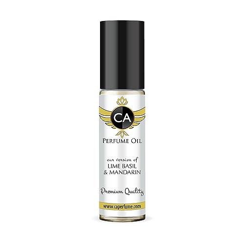 CA Perfume Impression of Jo M Lime Basil & Mandarin For Women & Men Replica Fragrance Body Oil Dupes Alcohol-Free Travel Size Concentrated Long Lasting Attar Roll-On 0.3 Fl Oz/10ml