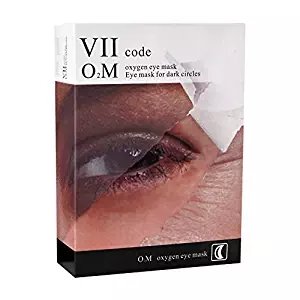 VIIcode O2M Oxygen Eye Pads for Dark Circles - Reduces Puffiness, Crow's Feet, Fine Lines and Bags - Most Effective Treatments f