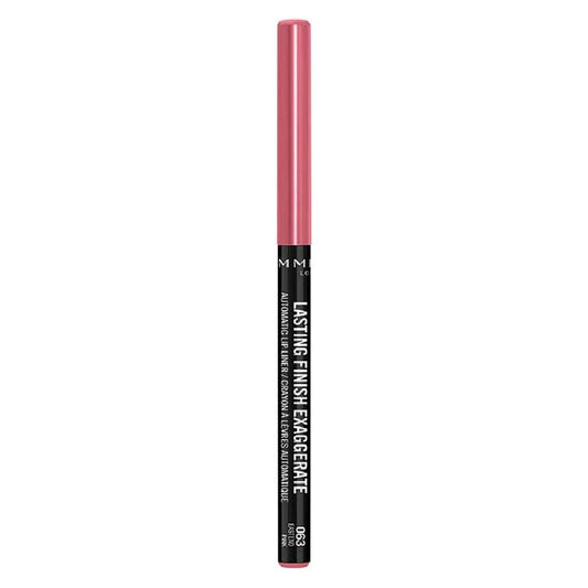 Rimmel Lasting Finish Exaggerate Automatic Lip Liner - Rich, Smooth Formula For Long Lasting Lip Looks - 63 Eastend Pink, .01Oz