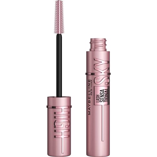 Maybelline Lash Sensational Sky High Washable Mascara Makeup, Volumizing, Lengthening, Defining, Curling, Multiplying, Buildable