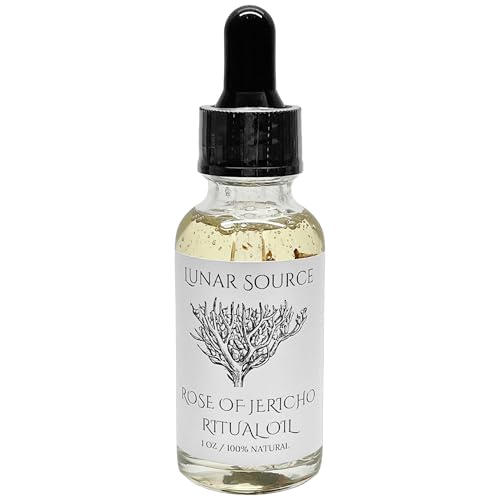 Rose of Jericho Ritual Oil | Manifestation New Beginnings Fast Good Luck The Resurrection Plant Body Perfume Anointing Witchcraft Wiccan Pagan Witch Herbal Intention Offerings