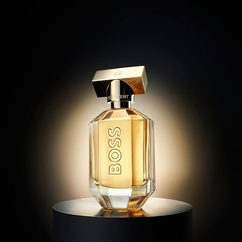 Hugo Boss The Scent Eau de Parfum – Ambery Women's Perfume – With Notes of Honeyed Peach, Freesia Bloom, Osmanthus Flower & Roasted Cocoa – Long Lasting Fragrance