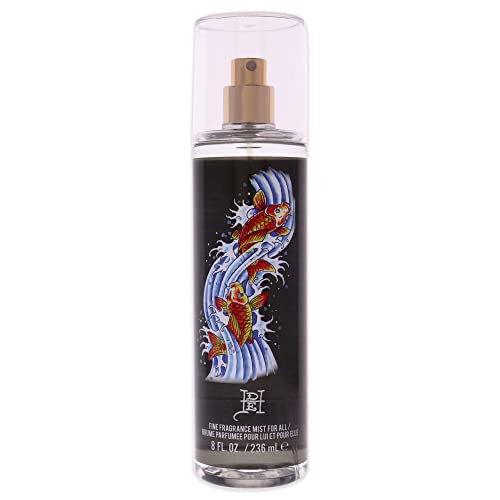 Ed Hardy Fragrance Mist, Koi Wave, Body Spray for Men & Women, 8.0 fl oz
