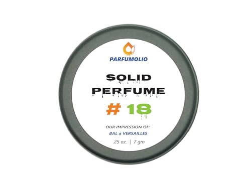 Solid Perfume #18 Inspired by Bal a Versailles Women's Portable Non-Spill Fragrance Concentrated Long Lasting 7gm / 0.25 oz
