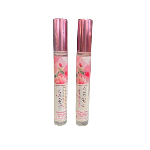Bath & Body Works GINGHAM GORGEOUS Perfume Mini Spray Travel Size for Women 0.23 fl oz - Pack of 2