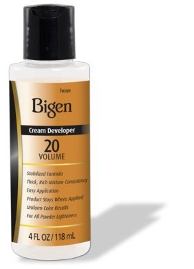 Bigen P&r Cream Developer 20 Volume, 4 Oz