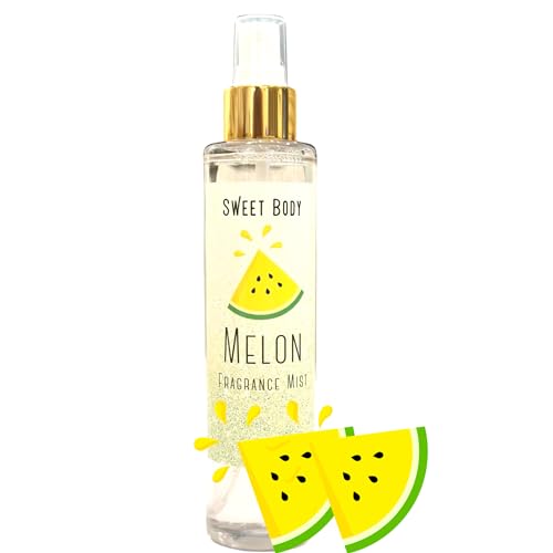 Cucumber Melon Soft & Fresh Women’s Body Mist, Fine Fragranced Body Perfume Misting Spray, Sensual light scent Fragrance, Hair & Body Spritz Essential Oils 6oz.