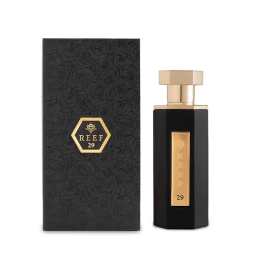 Luxury Unisex, Men's & Women's Perfume - Eau de Parfum 100ml (3.4oz) - Bold Long-Lasting Arabic-Inspired Scents (3.4OZ, Reef 29)