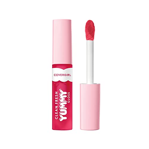 Covergirl Clean Fresh Yummy Gloss - Lip Gloss, Sheer, Natural Scents, Vegan Formula - Youre Just Jelly