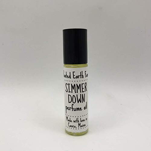 Simmer Down Perfume Oil Roll On Cedarwood Clary Sage Unisex Fragrance