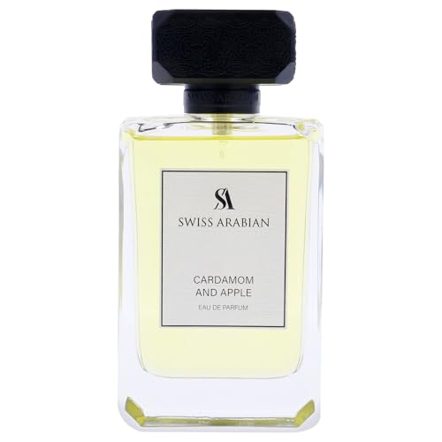 Swiss Arabian Cardamom and Apple - Arabian Perfume for Men - Long-Lasting Cologne for Men - Eau de Parfum - Oriental, Spicy Fragrances - 3.4 oz
