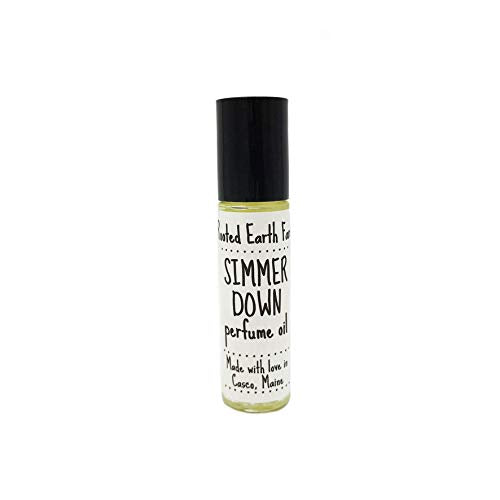 Simmer Down Perfume Oil Roll On Cedarwood Clary Sage Unisex Fragrance