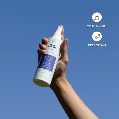 No nothing Very Sensitive Styling Mist - Fragrance Free Blow-Dry Styling Spray With Frizz Control, Non-Aerosol, Unscented, Anti-Humidity 100% Vegan - 8.5 fl oz