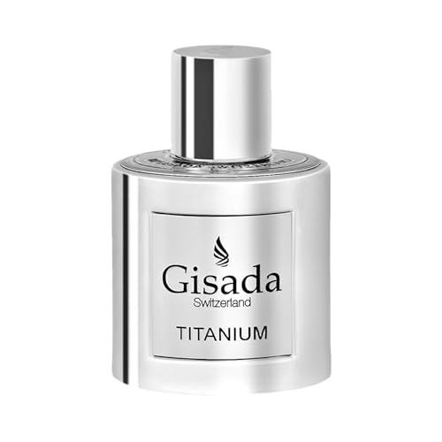 Gisada Switzerland - Titanium | Eau de Parfum for Men | 3.3 fl oz (100ml) | Spicy, Amber, Warm, and Woody Notes | Long-Lasting Scent | Perfume & Cologne