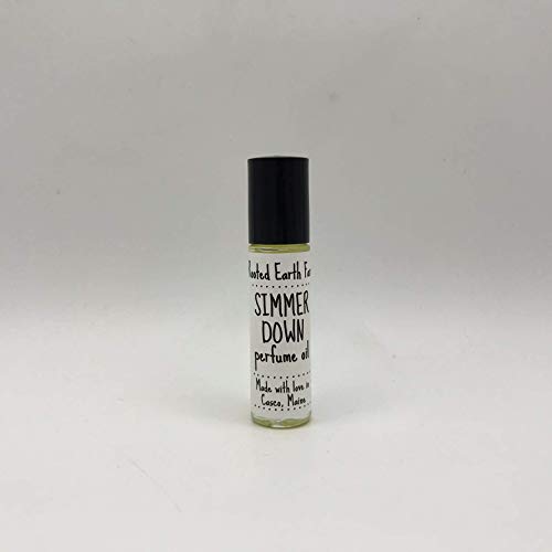 Simmer Down Perfume Oil Roll On Cedarwood Clary Sage Unisex Fragrance