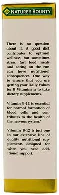 Nature's Bounty B-12 5000 mcg Sublingual Liquid Energy Health 2 oz ( Pack of 4)