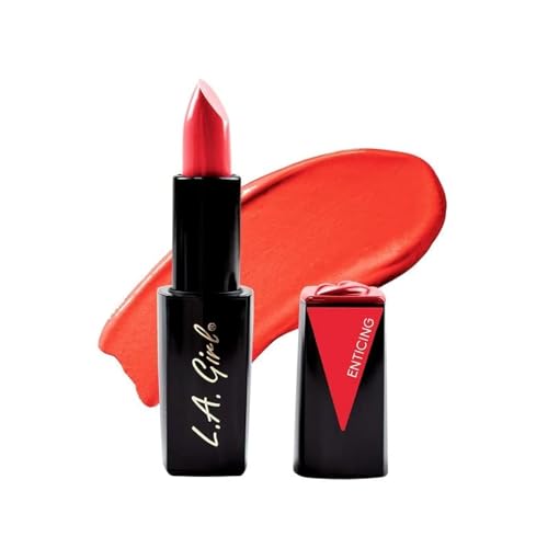 L.A. Girl Lip Attraction Lipstick, Enticing, 0.11 Oz. (Glc585)