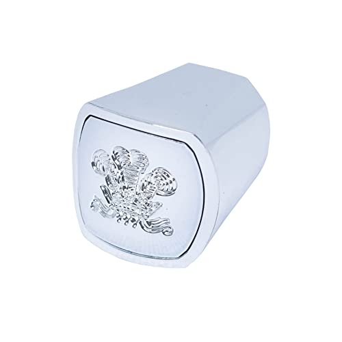 Silver Mountain Water Perfume Bottle Cap. Silver Round Plastic Cap. Generation 3. Fits 30ml, 50ml, 100ml, 120ml bottles.