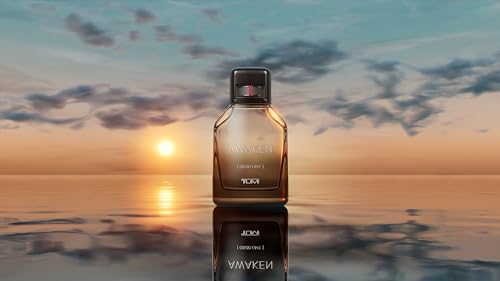 TUMI AWAKEN [08:00 GMT] Gift Set - Refreshing Cologne & Body Wash for Men - 3.4 oz & 1.0 oz Eau de Parfum, 6.7 oz Body Wash